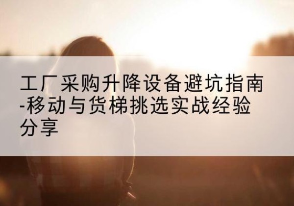 花溪移动式升降机怎么选-工厂采购升降设备避坑指南-移动与货梯挑选实战经验分享